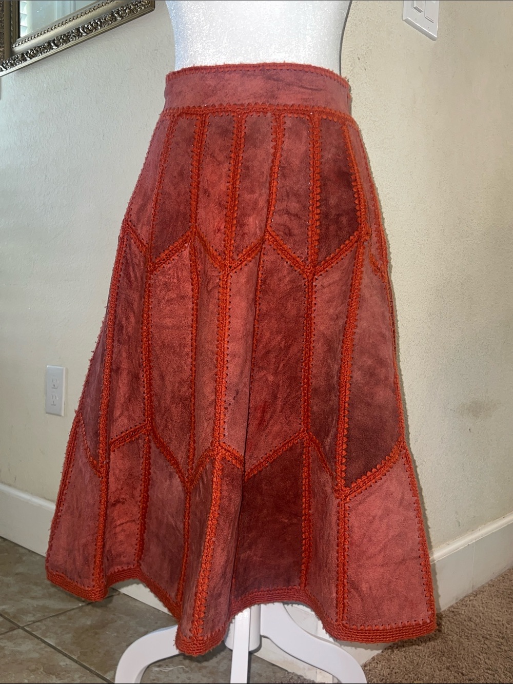 Vintage 60s/70s Leather Skirt